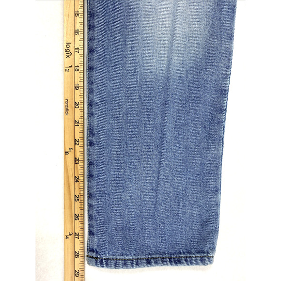 Sincerely Jules Jeans Womens Size 30 Button Fly Light Wash Denim Straight - Picture 10 of 11